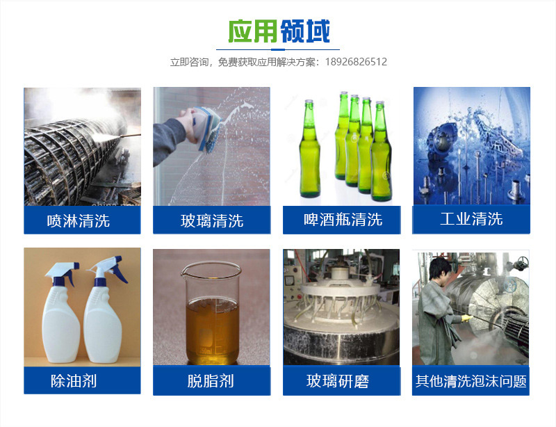 (圖:南輝清洗消泡劑應(yīng)用領(lǐng)域)