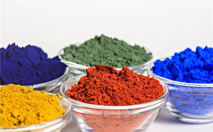 (圖:水溶性顏料的配置)