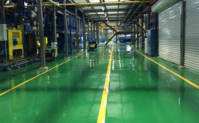 (圖:地坪漆的配置)