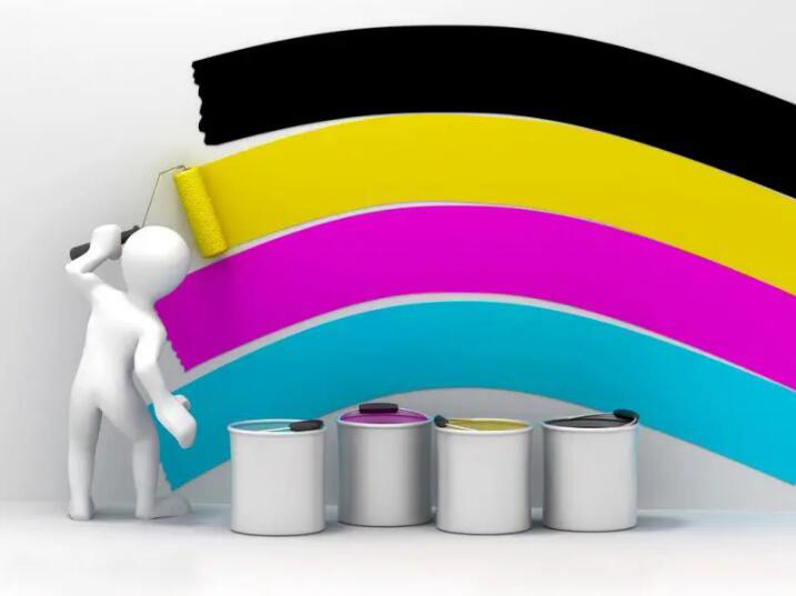 (圖為建筑涂料展示圖)